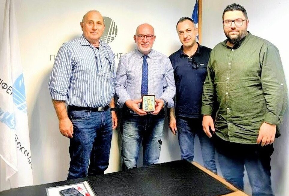 Συνάντηση του Εμπορικού Συλλόγου Αρχαίας Ολυμπίας με τον Αντιπεριφερειάρχη Τουριστικής Ανάπτυξης Π. Σακελλαρόπουλο