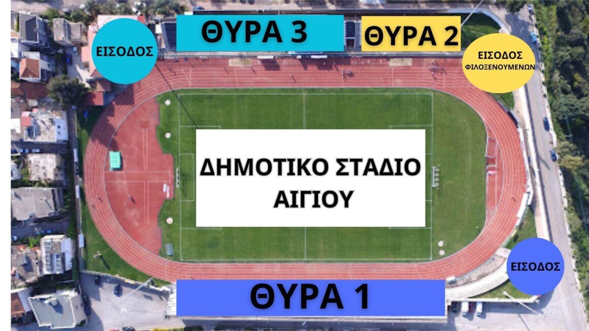 Παναιγιάλειος -Παναχαϊκη: τα μέτρα ασφαλείας για την διεξαγωγή του αγώνα