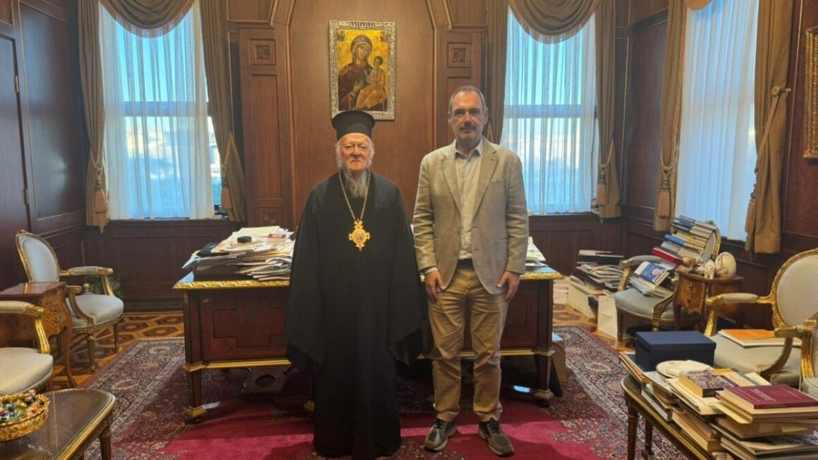 Επίσκεψη Ανδρέα Κατσανιώτη στον Οικουμενικό Πατριάρχη Βαρθολομαίο στην Κωνσταντινούπολη