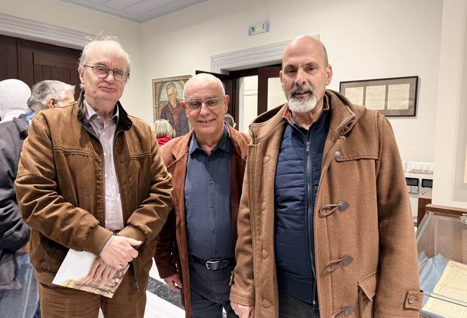 Ο Αναπ. Περιφερειάρχης  Χ. Μπονάνος στα εγκαίνια της έκθεσης «Δίαυλοι» στη Στέγη Γραμμάτων «Κωστής Παλαμάς»