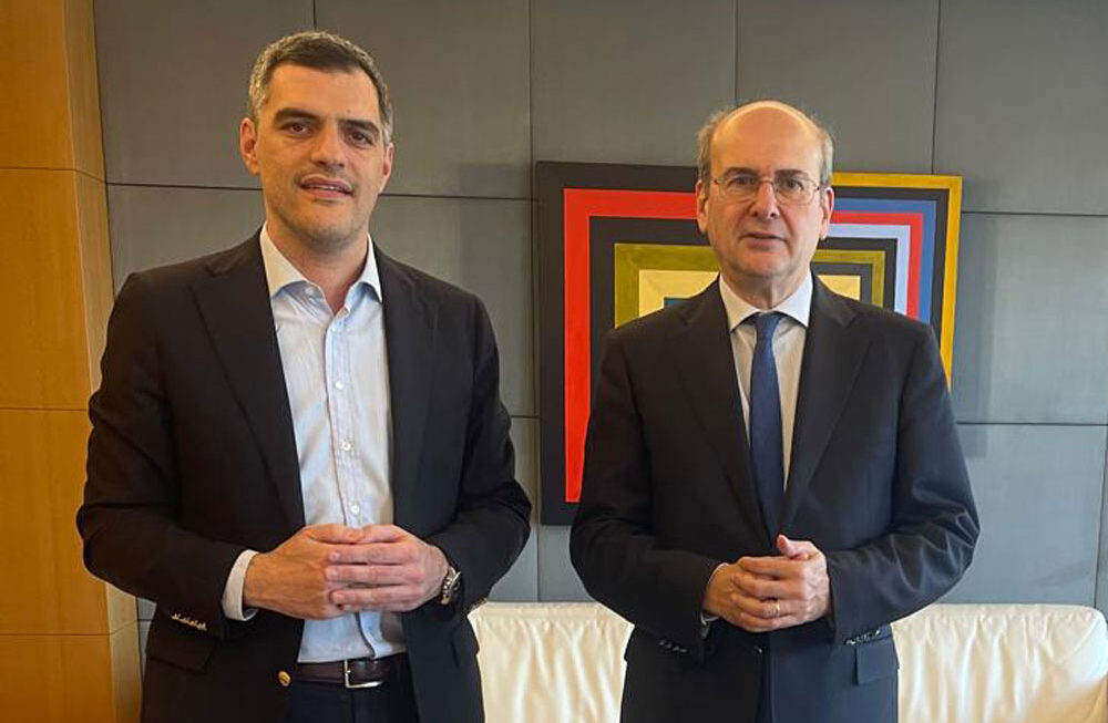 Συνάντηση του Πολιτευτή ΝΔ Αχαΐας Ανδρέα Τσώκου με τον Αντιπρόεδρο της Κυβέρνησης Κωστή Χατζηδάκη