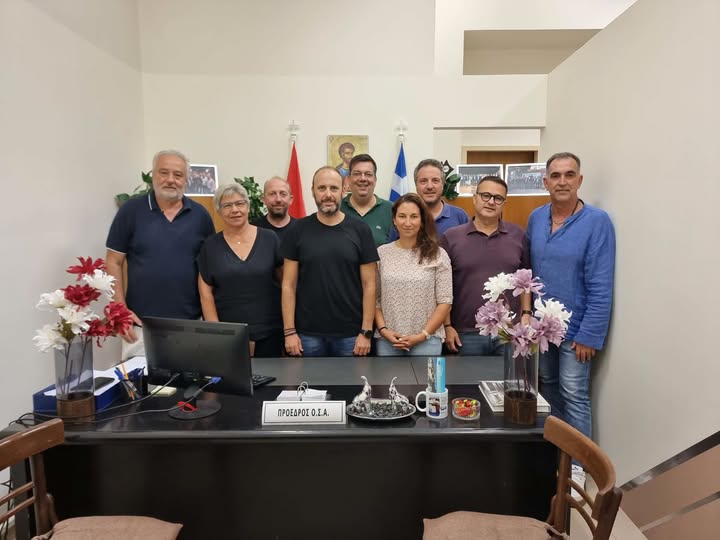 Συγκροτήθηκε σε σώμα το νέο Δ.Σ. της Ομοσπονδίας Συλλόγων Αιγιαλείας