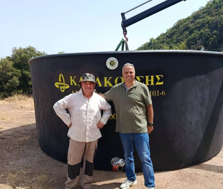 Νέα πυροσβεστική δεξαμενή 40 τόνων στη Μυρόβρυση